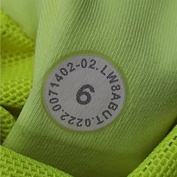 Lululemon Court Rival Perforated High Rise Skirt Long Highlighter Yellow… - Picture 6 of 10